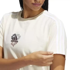 Women's adidas Floral Graphic T-Shirt Dress -Adidas shop 5527113 ALT2