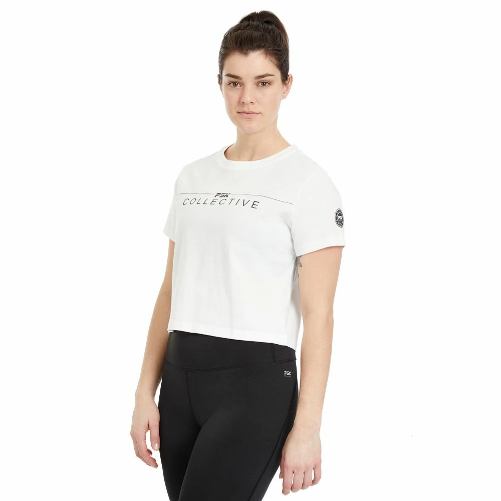 Women's PSK Collective Logo Crop Tee 4 Women's PSK Collective Logo Crop Tee - Image 2