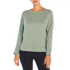 Women's Marika Kendra Fleece Pullover -Adidas shop 5531354 Chinois Green