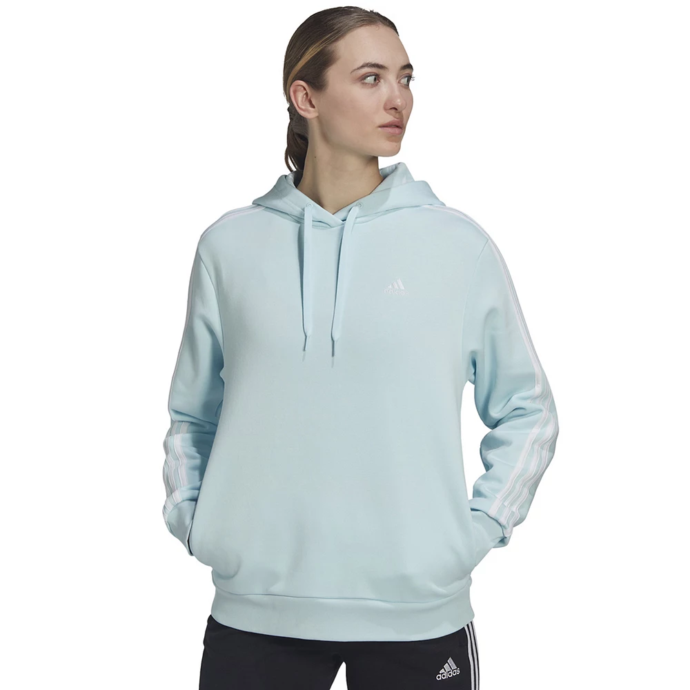 Women's adidas Essentials 3-Stripes Fleece Hoodie 3 Women's adidas Essentials 3-Stripes Fleece Hoodie