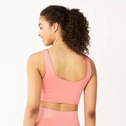 Juniors' SO® Seamless Reversible Twist Bra -Adidas shop 5534734 ALT