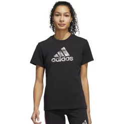 Women's adidas 2-Tone Graphic Tee -Adidas shop 5538867 Black