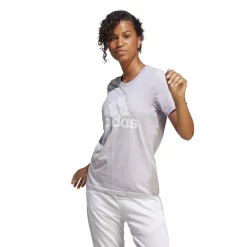 Women's adidas Loungewear Essentials Logo Tee -Adidas shop 5538887 Silver Dawn White