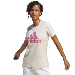 Women's adidas Loungewear Essentials Logo Tee -Adidas shop 5538887 Wonder Quartz Magenta