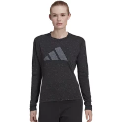 Women's adidas Winners Long Sleeve Tee -Adidas shop 5538889 Black Melange