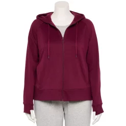 Plus Size Tek Gear® Ultrasoft Fleece Jacket 19 Plus Size Tek Gear® Ultrasoft Fleece Jacket -Adidas shop 5540291 Night Sangria