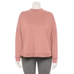 Plus Size Tek Gear® Ultrasoft Fleece Mockneck Sweatshirt 21 Plus Size Tek Gear® Ultrasoft Fleece Mockneck Sweatshirt -Adidas shop 5540359 Martini Rose