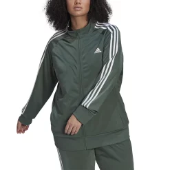 Plus Size adidas Essentials Warm-Up Slim Fit 3-Stripes Track Jacket 14 Plus Size adidas Essentials Warm-Up Slim Fit 3-Stripes Track Jacket -Adidas shop 5542165 ALT4