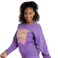 Women's Champion® Powerblend Fleece Crewneck Sweatshirt -Adidas shop 5542415 ALT2