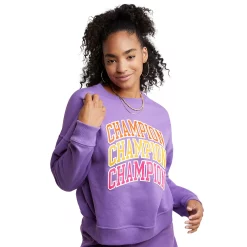 Women's Champion® Powerblend Fleece Crewneck Sweatshirt -Adidas shop 5542415 Creative Mauve
