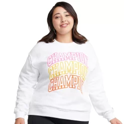 Plus Size Champion® Powerblend Fleece Crewneck Sweatshirt