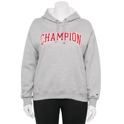 Plus Size Champion® Powerblend Fleece Hoodie -Adidas shop 5542615 Oxford Gray