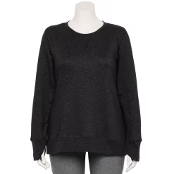 Plus Size Tek Gear® Ultrasoft Fleece Sweatshirt 13 Plus Size Tek Gear® Ultrasoft Fleece Sweatshirt -Adidas shop 5542897 Black White