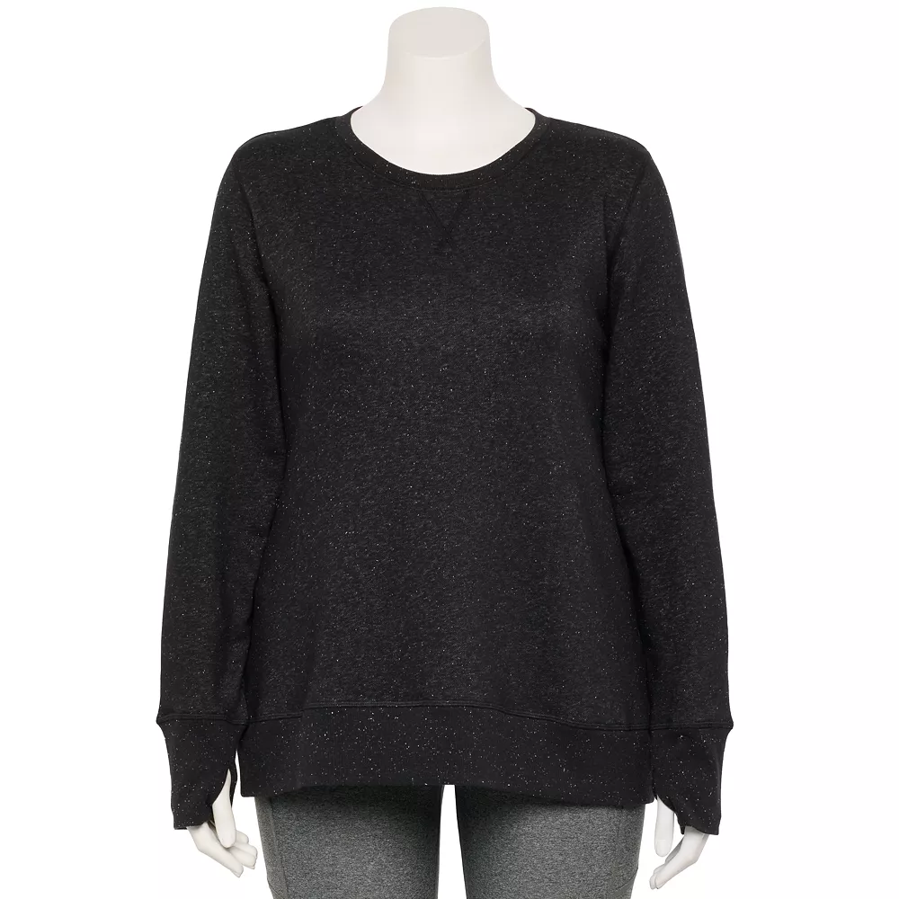 Plus Size Tek Gear® Ultrasoft Fleece Sweatshirt 6 Plus Size Tek Gear® Ultrasoft Fleece Sweatshirt - Image 4