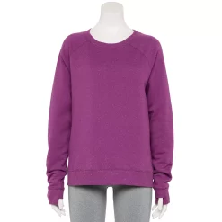 Women's Tek Gear® Easy Ultrasoft Fleece Sweatshirt -Adidas shop 5543912 Ravishing Orchid