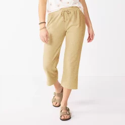 Women's Sonoma Goods For Life® Cropped Lightweight Lounge Pants -Adidas shop 5545996 Brandon Beige