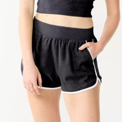 Juniors' SO® Towel Terry Dolphin Shorts 15 Juniors' SO® Towel Terry Dolphin Shorts -Adidas shop 5554414 Blueberry Skin