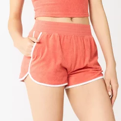 Juniors' SO® Towel Terry Dolphin Shorts 13 Juniors' SO® Towel Terry Dolphin Shorts -Adidas shop 5554414 Cassie Coral