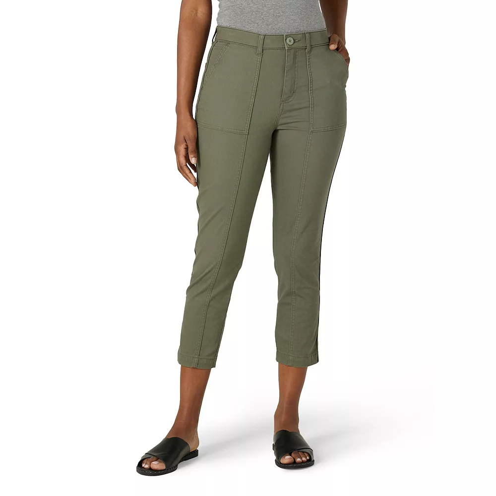 Women's Lee® Ultra Lux Utility Seamed Crop Pants 5 Women's Lee® Ultra Lux Utility Seamed Crop Pants - Image 3