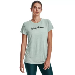 Women's Under Armour Twist Script Wordmark Tech Tee