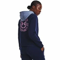 Women's Under Armour Rival Fleece Colorblock Hoodie -Adidas shop 5556876 ALT