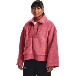 Women's Under Armour Legacy Sherpa Full-Zip Jacket -Adidas shop 5557074 Deco Rose