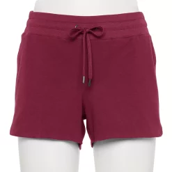 Women's Tek Gear® Essential Drawstring Shorts -Adidas shop 5557777 Cherry Fusion