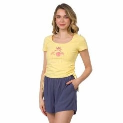 Juniors' Hurley Drawstring Palm Tree Tee -Adidas shop 5559525 ALT2