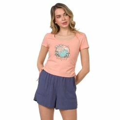 Juniors' Hurley Drawstring Wave "Hurley" Logo Tee