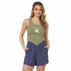 Juniors' Hurley Flower Bandana Graphic Tank