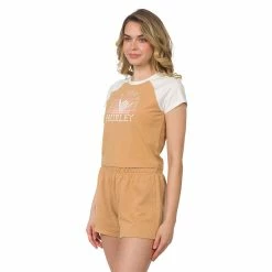 Juniors' Hurley "Have A Nice Wave" Cropped Graphic Tee -Adidas shop 5559706 ALT2