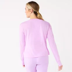 Women's Tek Gear® Crewneck Long Sleeve Tee -Adidas shop 5561703 ALT