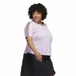 Plus Size adidas Three Stripe Polo Shirt -Adidas shop 5561784 ALT2