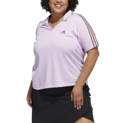 Plus Size adidas Three Stripe Polo Shirt -Adidas shop 5561784 ALT5