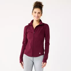 Women's Tek Gear® Performance Jacket -Adidas shop 5561918 Night Sangria