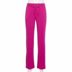 Women's Tek Gear® French Terry Straight-Leg Pants -Adidas shop 5562619 Fantasy Berry