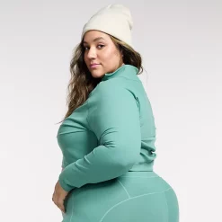 Plus Size FLX High-Waisted Bungee-Waistband Leggings -Adidas shop 5563497 ALT