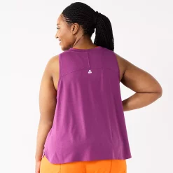 Plus Size Tek Gear® Crop Tank -Adidas shop 5566918 ALT