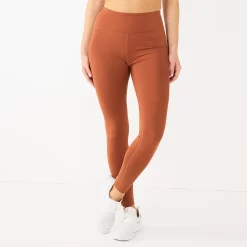 Petite Tek Gear® Ultrastretch High-Waisted Side Pocket Leggings -Adidas shop 5567546 Cinnamon Coffee