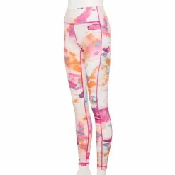 Petite Tek Gear® Ultrastretch High-Waisted Side Pocket Leggings -Adidas shop 5567546 Pink Watercolor Print