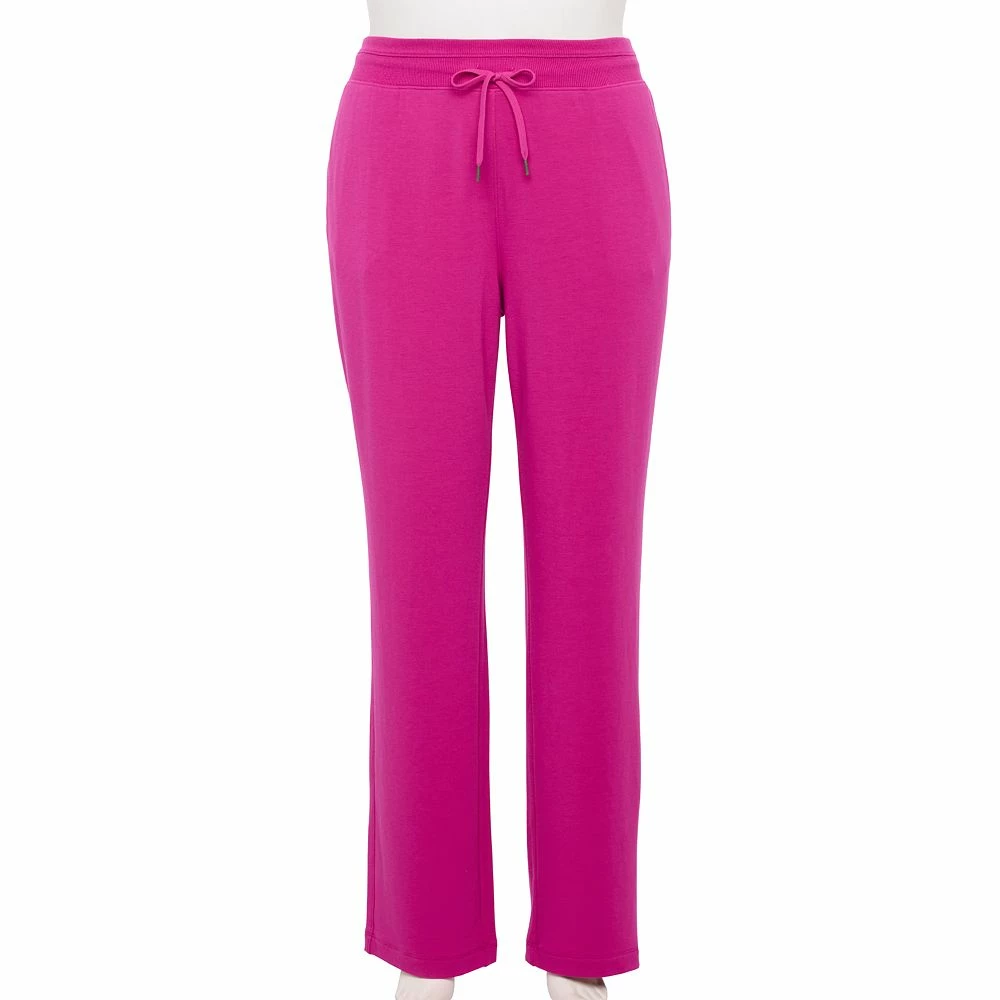 Plus Size Tek Gear® French Terry Straight-Leg Pants 6 Plus Size Tek Gear® French Terry Straight-Leg Pants - Image 4
