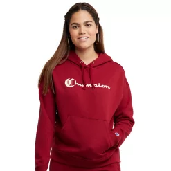 Women's Champion® Powerblend Fleece Hoodie 9 Women's Champion® Powerblend Fleece Hoodie -Adidas shop 5568937 Tartan Red