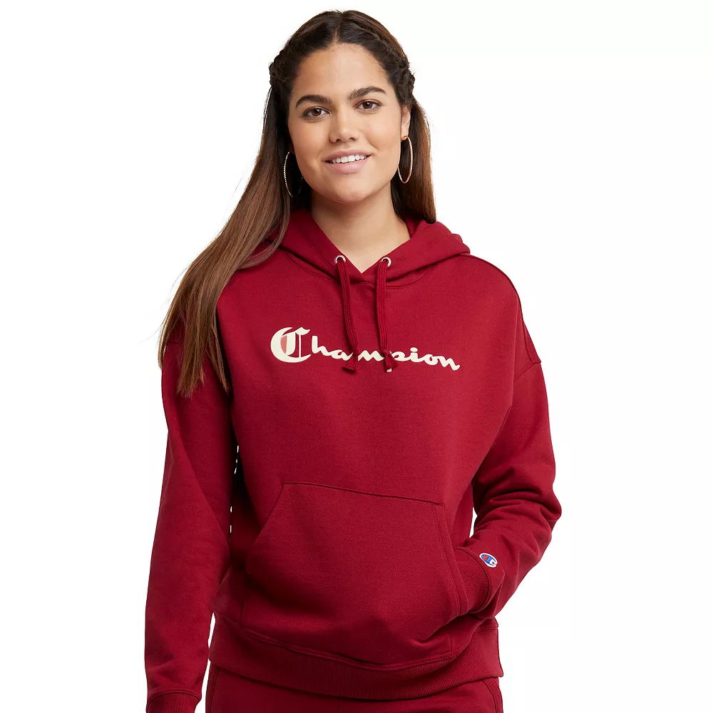 Women's Champion® Powerblend Fleece Hoodie 4 Women's Champion® Powerblend Fleece Hoodie - Image 2