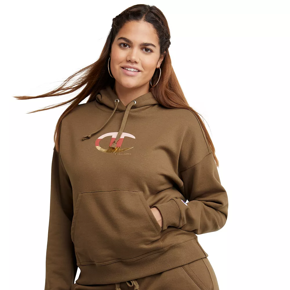 Women's Champion® Powerblend Fleece Hoodie 5 Women's Champion® Powerblend Fleece Hoodie - Image 3