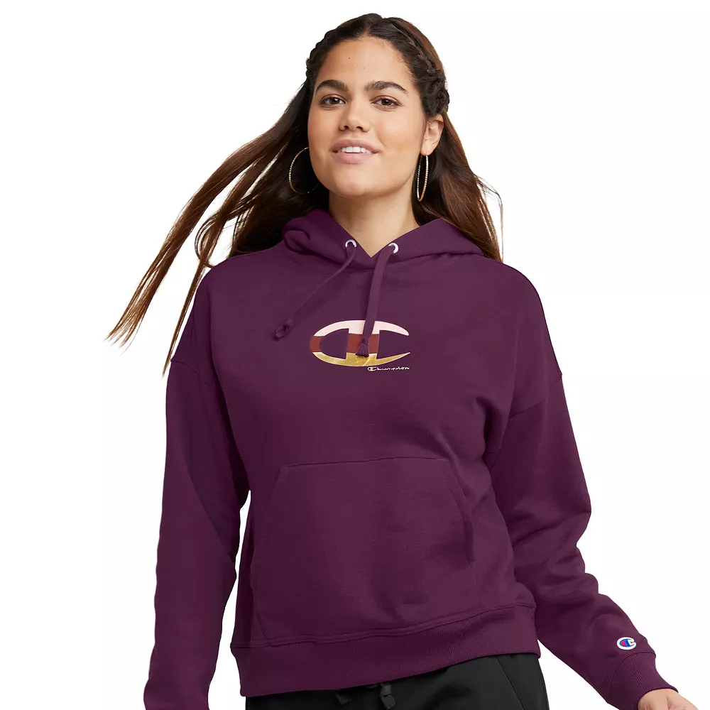 Women's Champion® Powerblend Fleece Hoodie 6 Women's Champion® Powerblend Fleece Hoodie - Image 4