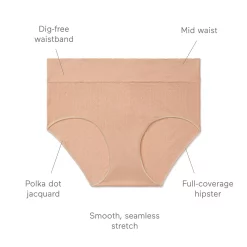 Warners No Pinching No Problems® Dig-Free Comfort Waistband Seamless Hipster RU8131P -Adidas shop 5572665 ALT96