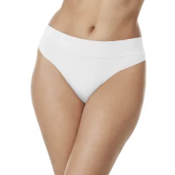 Warners No Pinching No Problems® Seamless Polka Dot Jacquard Thong RX8131P