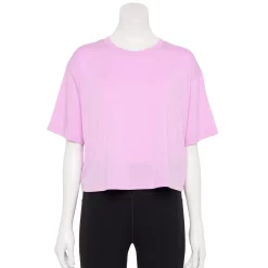 Women's Tek Gear® Crop Easy Tee -Adidas shop 5575182 Little Lavender