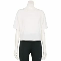 Women's Tek Gear® Crop Easy Tee -Adidas shop 5575182 White