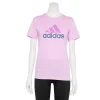 Women's adidas Classic 2-Tone Logo Graphic T-Shirt -Adidas shop 5575427 Bliss Lilac